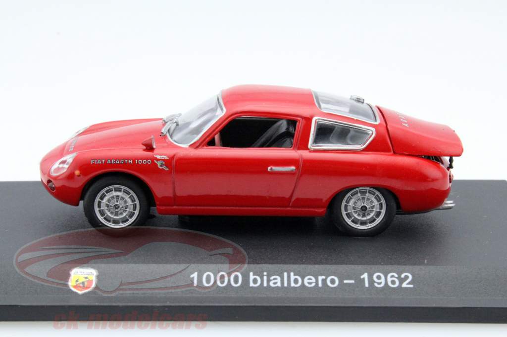 Abarth 1000 Bialbero år 1962 rød 1:43 Altaya