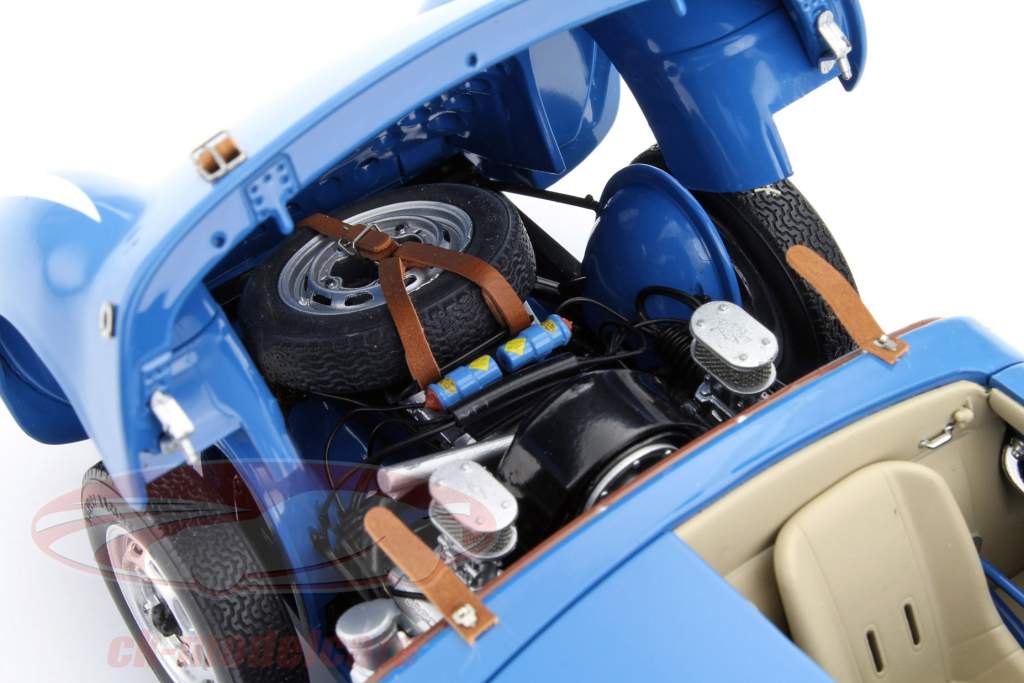Porsche 550 Spyder ano 1953 azul 1:18 Schuco