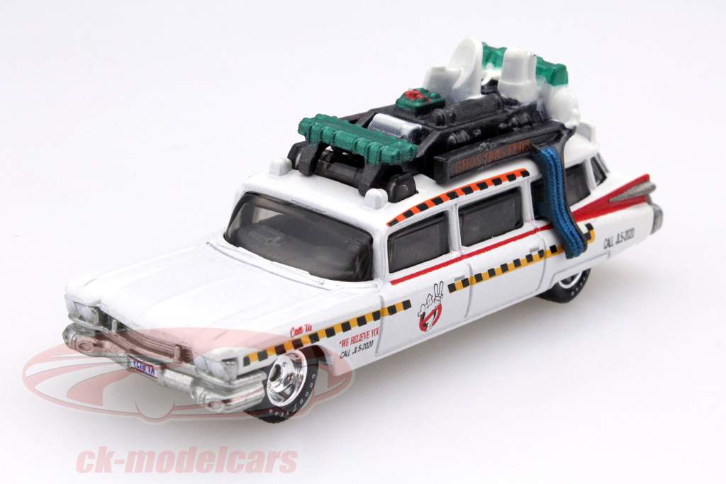 2-Car ensemble Ghostbusters Ecto-1 et Ecto-1A 1984 1:64 HotWheels