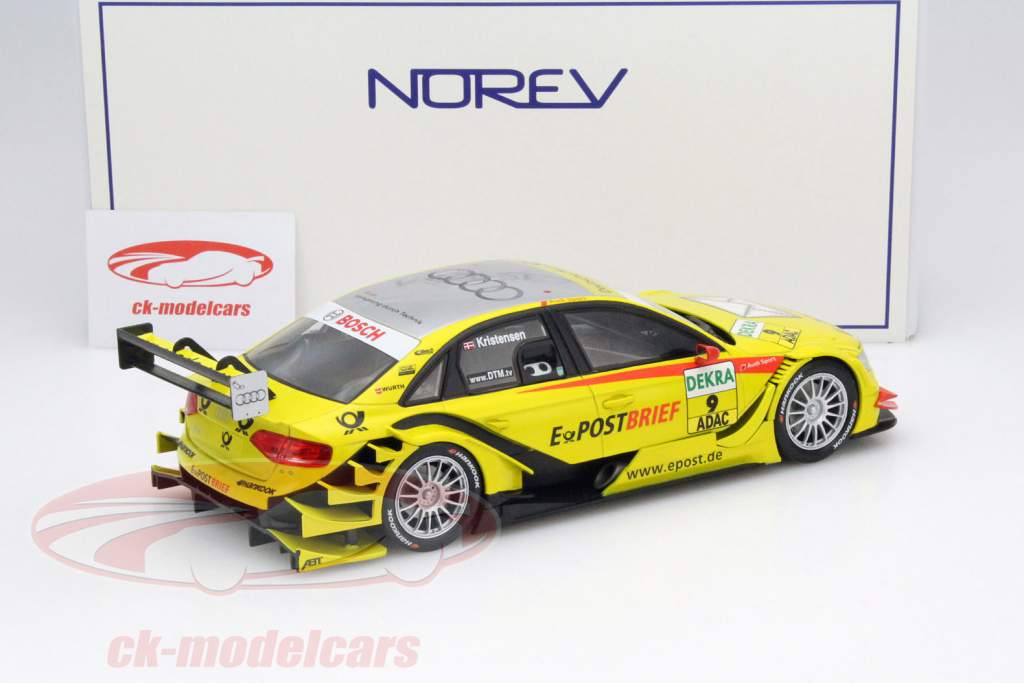 ノレブ2011 1:18 Lausitzring電子メールの手紙トムクリステンセンアウディA4 DTMレース