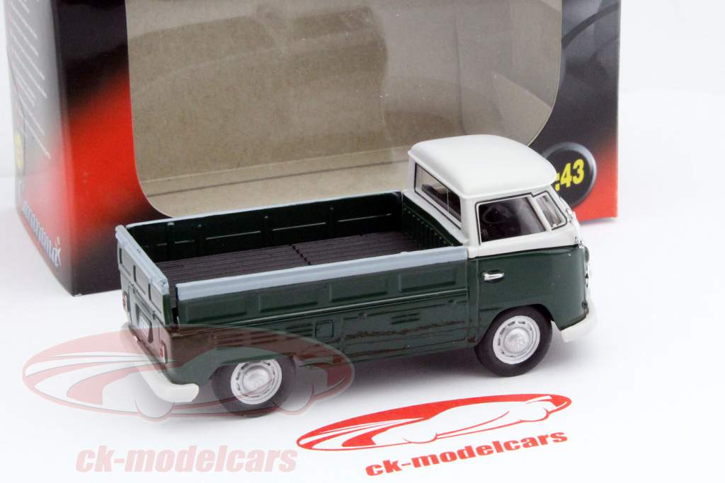 Volkswagen VW T1 Pick Up Med Planer grøn / beige 1:43 Cararama