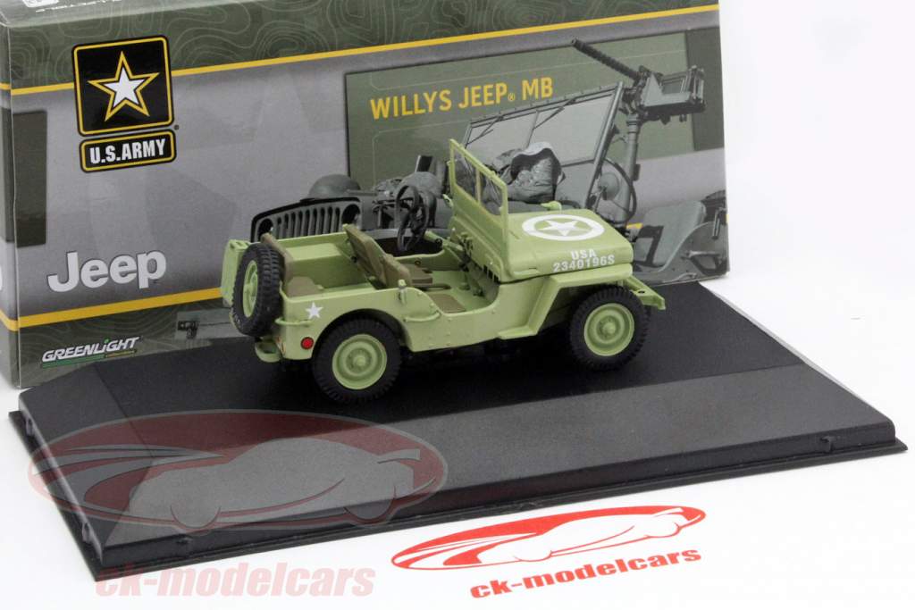 Willy's Jeep C7 Army Baujahr 1944 grün 1:43 Greenlight
