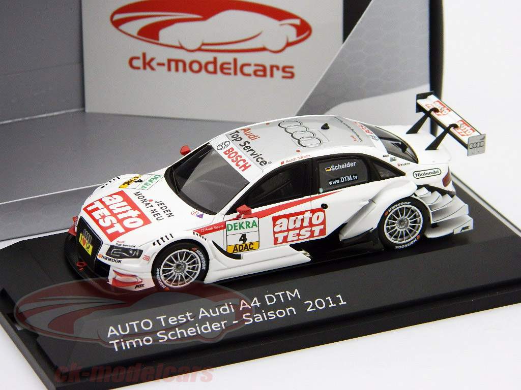 Timo Scheider Audi A4 #4 Test automatique, DTM 2011 1:43 Spark