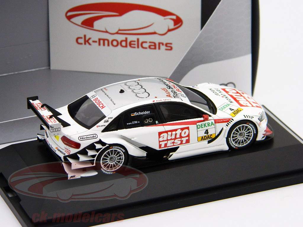 Timo Scheider Audi A4 #4 "Auto test" DTM 2011 1:43 Spark