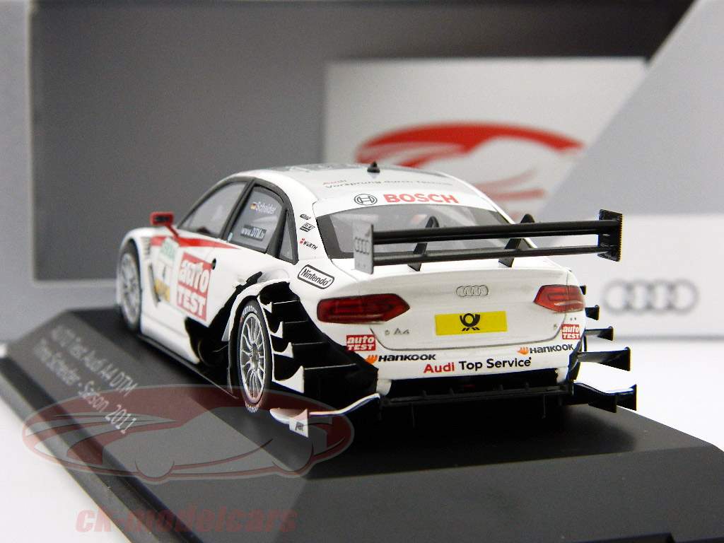 Timo Scheider Audi A4 #4 Test automatique, DTM 2011 1:43 Spark