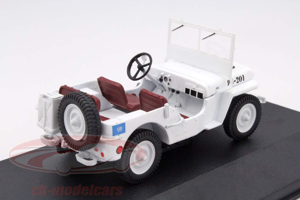 Willy's Jeep United Nations wit 1:43 Greenlight
