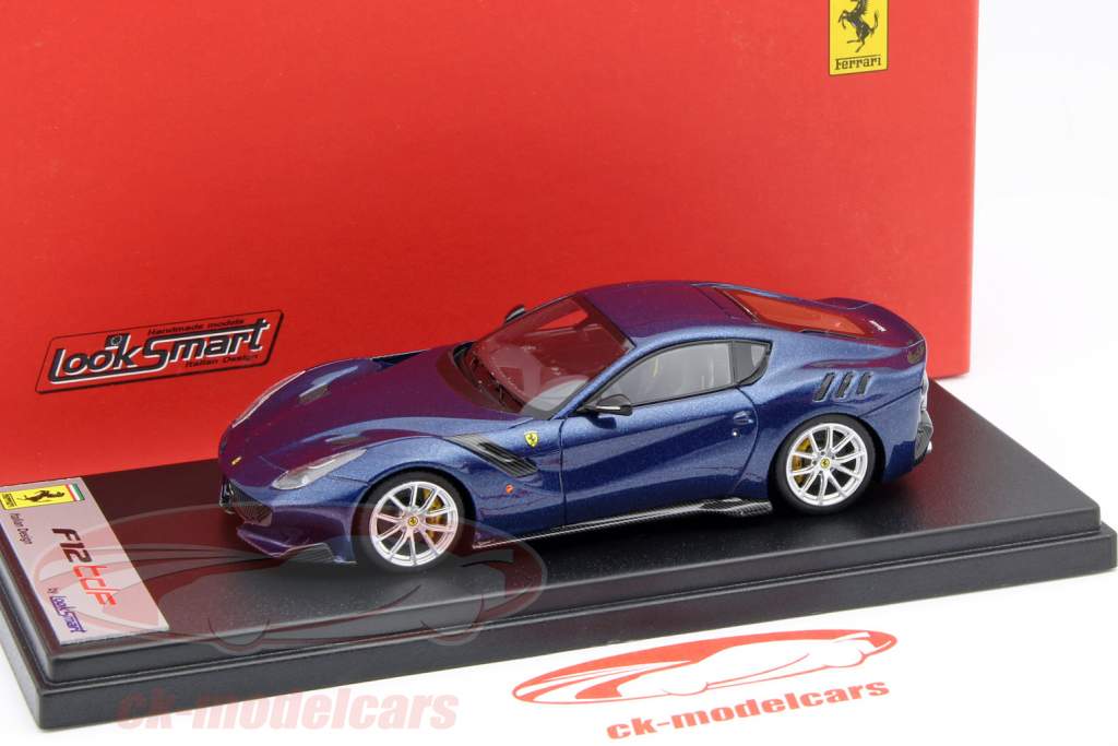 LookSmart 1:43 Ferrari F12 TDF 年2015 蓝LS450D 模型汽车LS450D