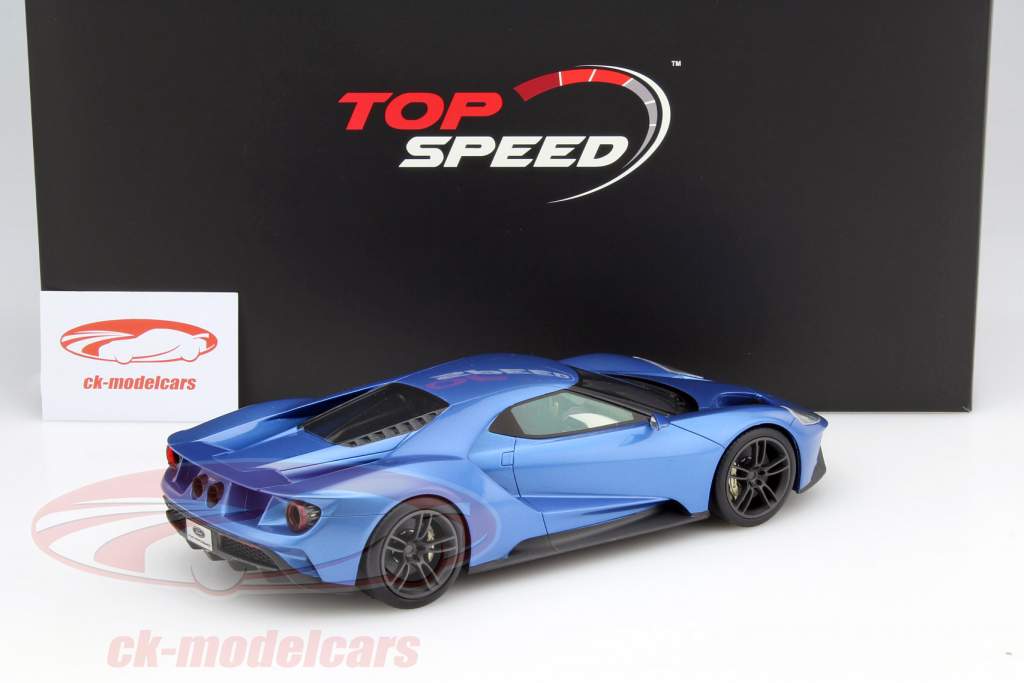 Ford GT 年 2015 蓝 金属的 1:18 TrueScale