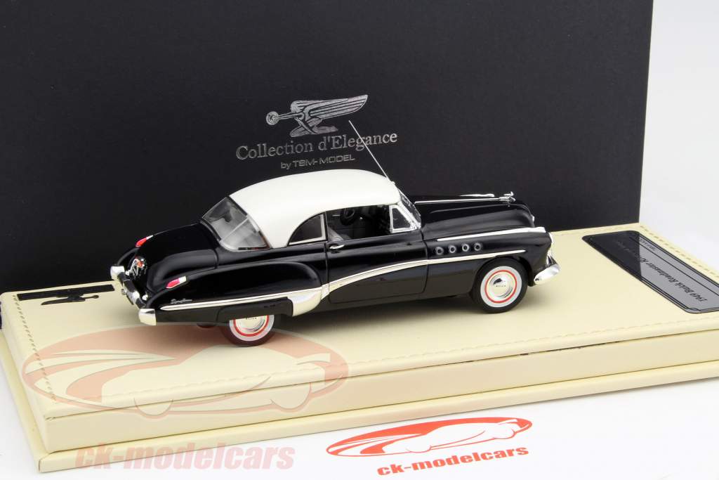 别克  路线大师(Roadmaster)里维埃拉跑车1949年 黑色1:43 TrueScale