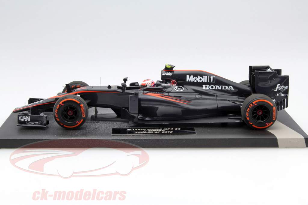 Jenson Button McLaren MP4-30 #22 España GP fórmula 1 2015 1:18 Minichamps