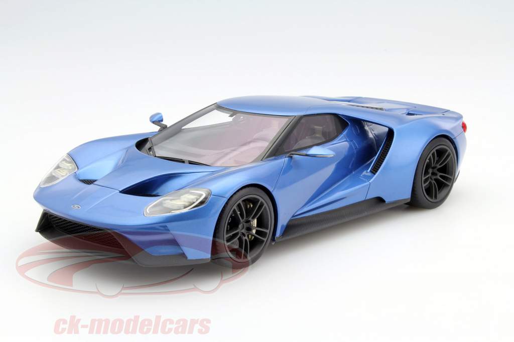 Ford GT 年 2015 蓝 金属的 1:18 TrueScale