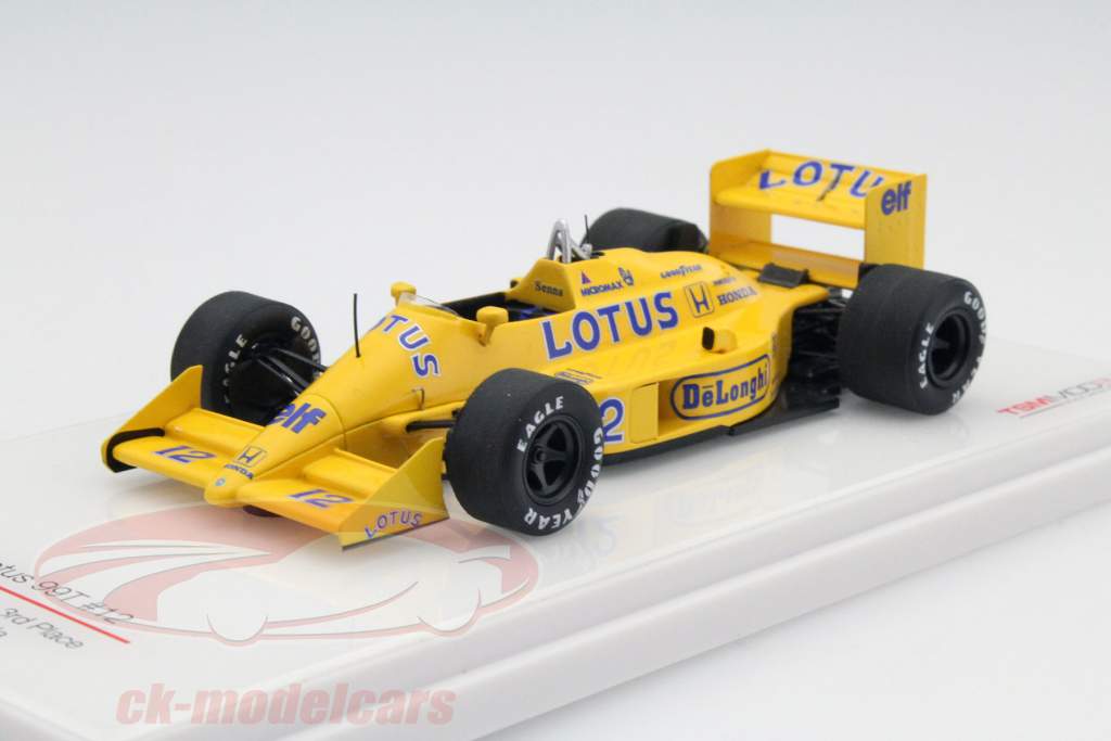 Ayrton Senna Lotus 99T #12 Grande-Bretagne GP formule 1 1987 1:43 TrueScale