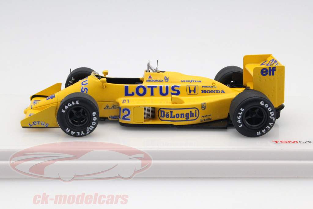 Ayrton Senna Lotus 99T #12 Grande-Bretagne GP formule 1 1987 1:43 TrueScale