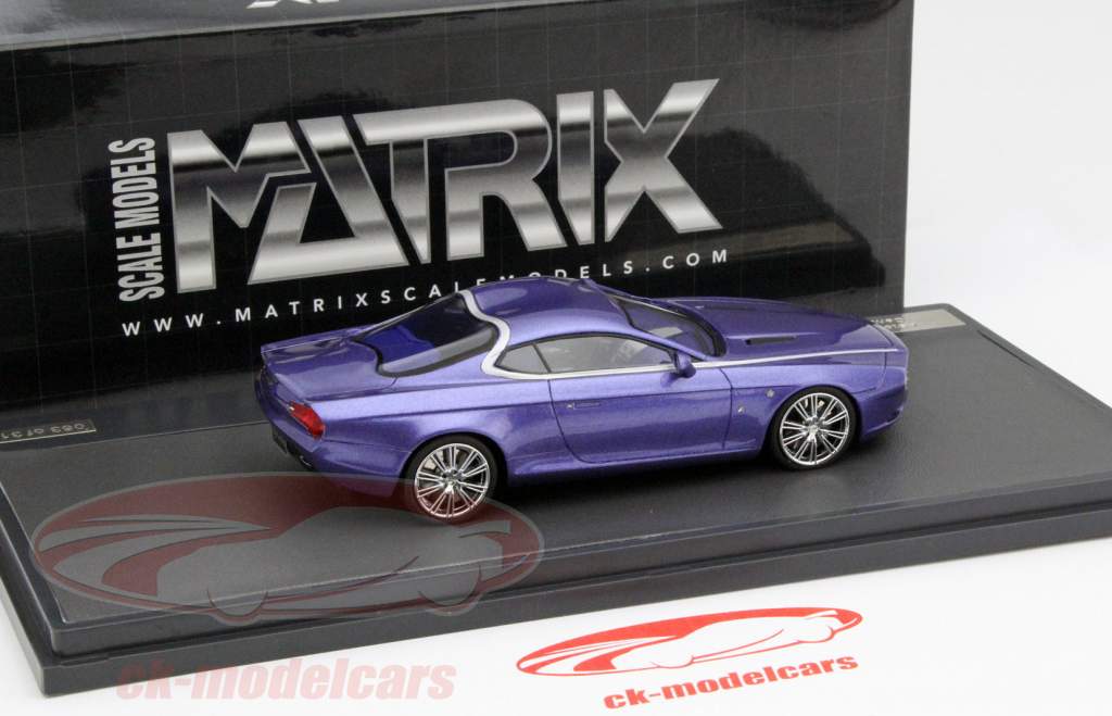 Aston Martin DBS Coupé Zagato Centennial Année 2013 violet métallique 01h43 Matrice