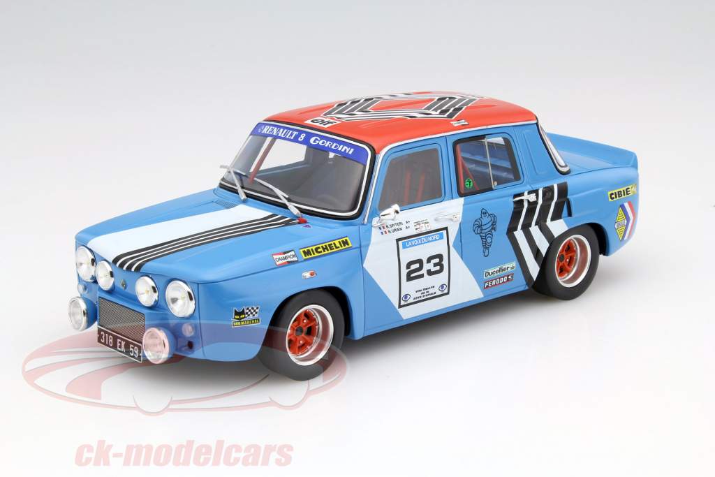 Renault 8 Gordini #23 Groupe F Rallye Cote d'Opale 1965 1:18 OttOmobile