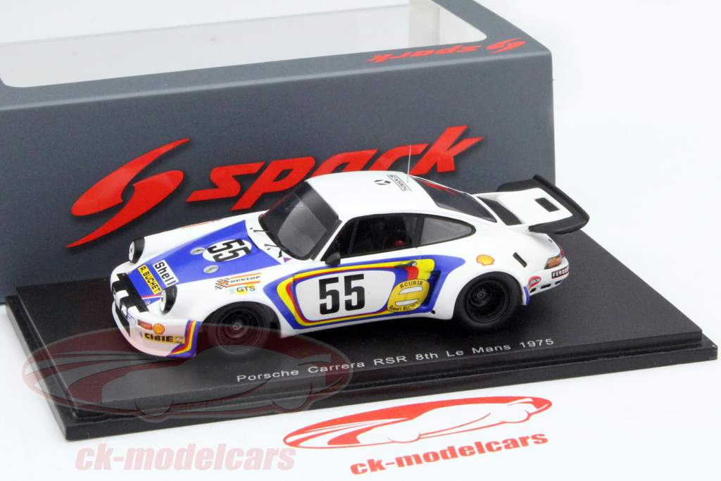 Porsche 911 (964) Carrera RSR #55 24h LeMans 1975 Ballot / Bienvenue 1:43 Spark