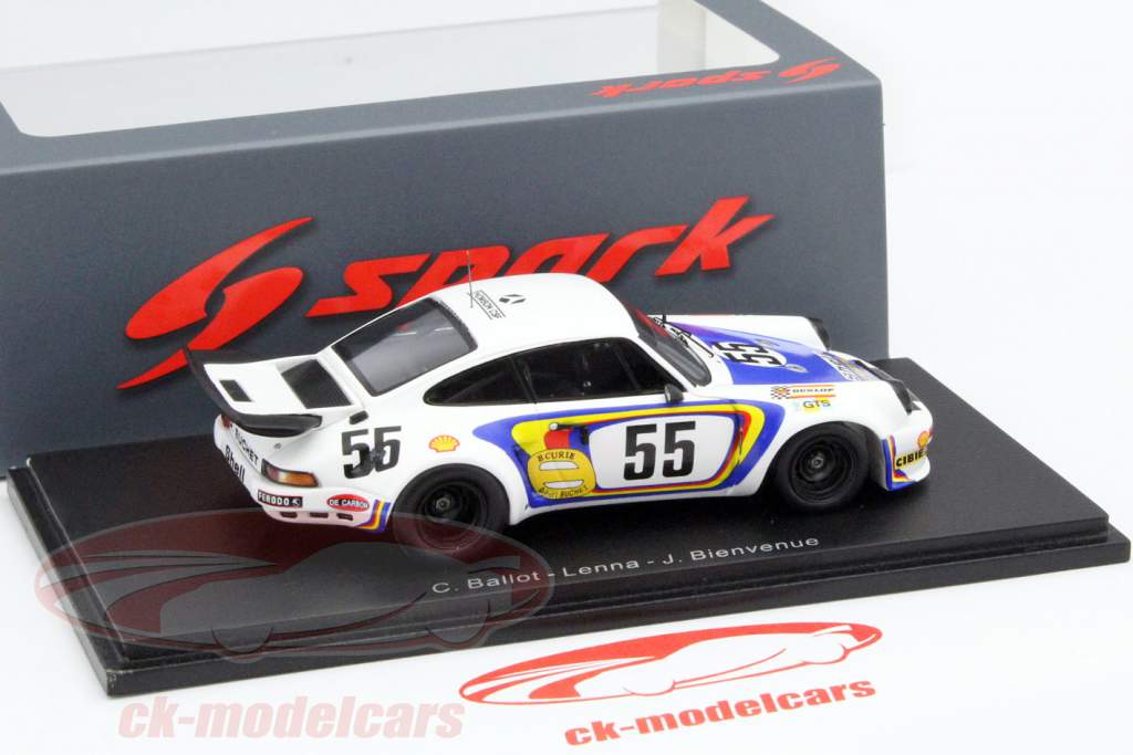 Porsche 911 (964) Carrera RSR #55 24h LeMans 1975 Ballot / Bienvenue 1:43 Spark