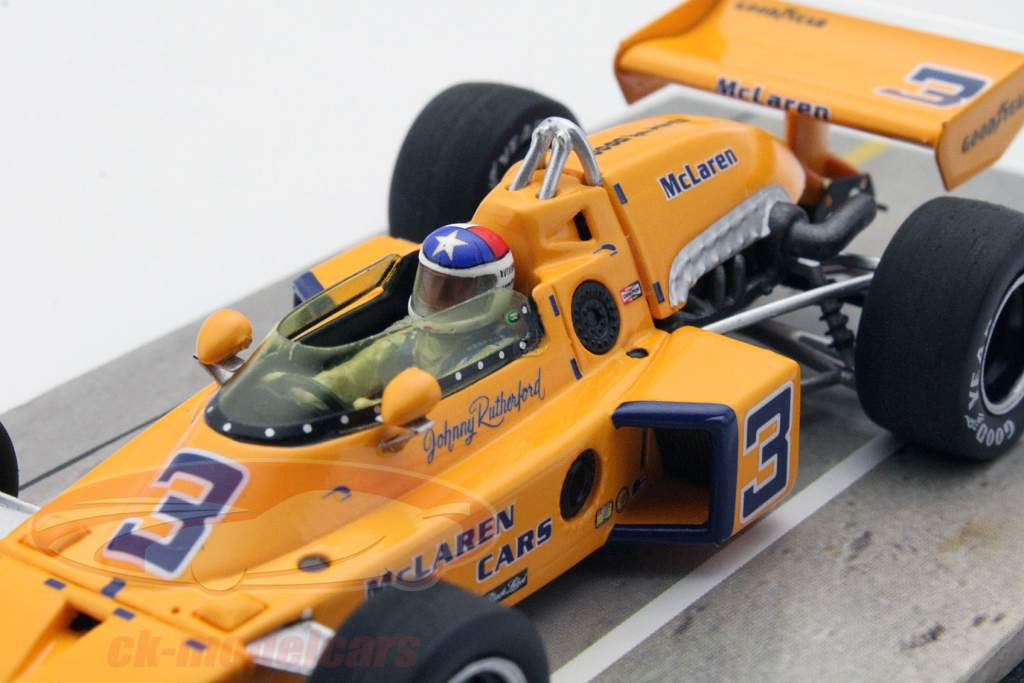 Johnny Rutherford McLaren M16C #3 ganador Indy 500 1974 1:43 Spark