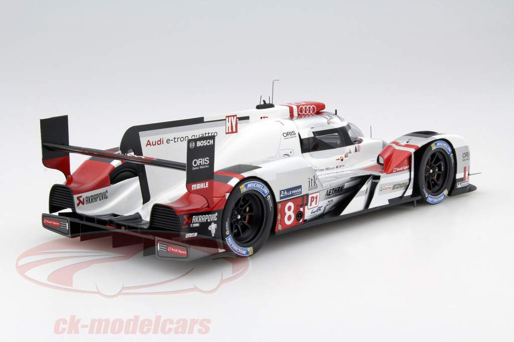 Audi R18 e-tron quattro #8 4th 24h LeMans 2015 Duval, di Grassi, Jarvis 1:18 Spark