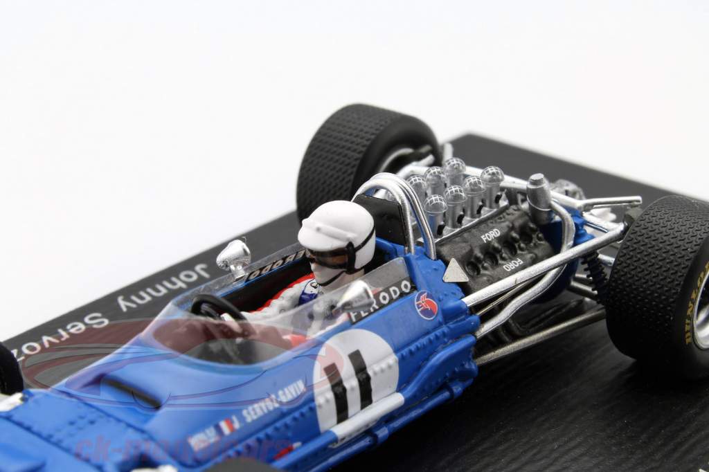 Johnny Servoz-Gavin Matra MS10 #11 Monaco GP formule 1 1968 1:43 Spark