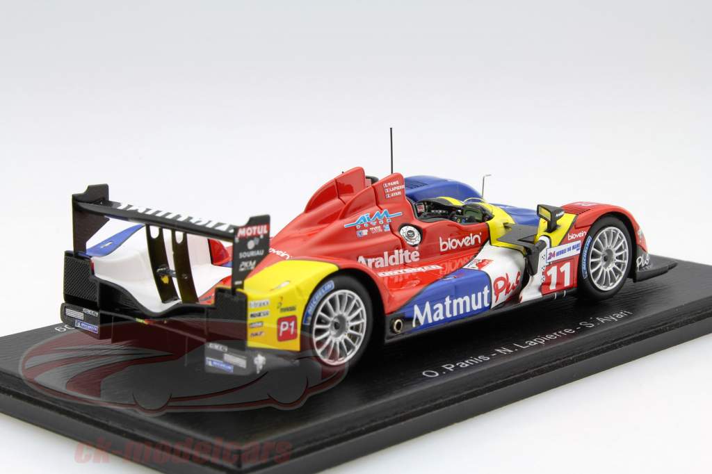 法国 Oreca 01 AIM 赛车 #11 第5名~勒芒24小时汽车耐力赛 2009年 1:43 Spark