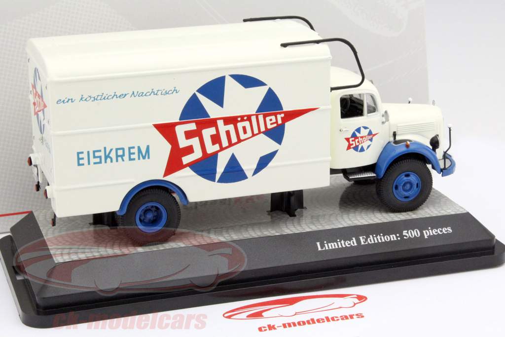 Mercedes-Benz L 3500 Koffer-LKW Schöller Eiskrem 1:43 PremiumClassiXXs