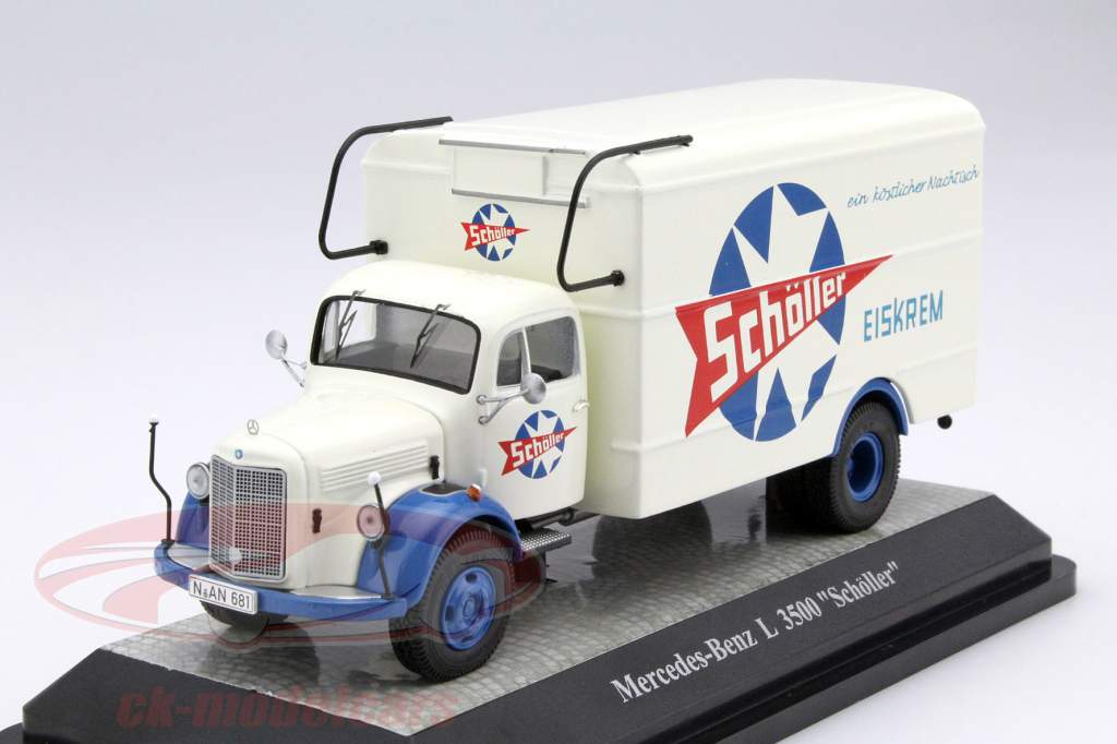 Mercedes-Benz L 3500 Koffer-LKW Schöller Eiskrem 1:43 PremiumClassiXXs