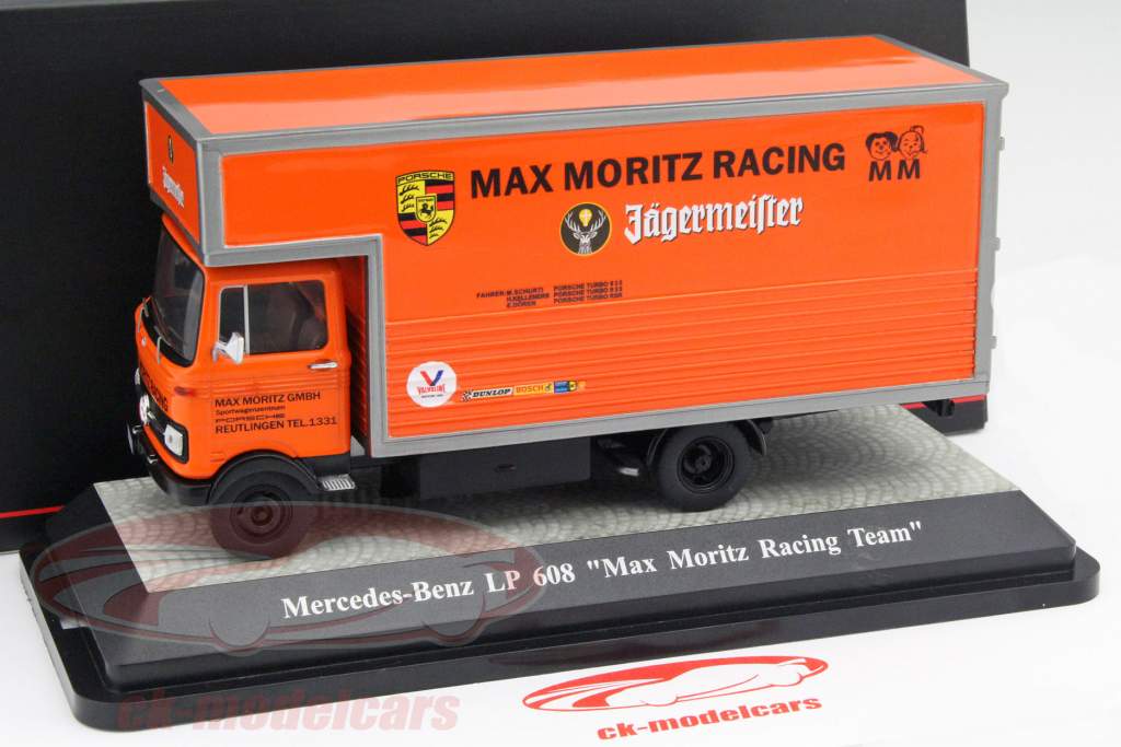 Mercedes-Benz LP608 Koffer-LKW Max Moritz Racing Jägermeister 1:43 PremiumClassiXXs