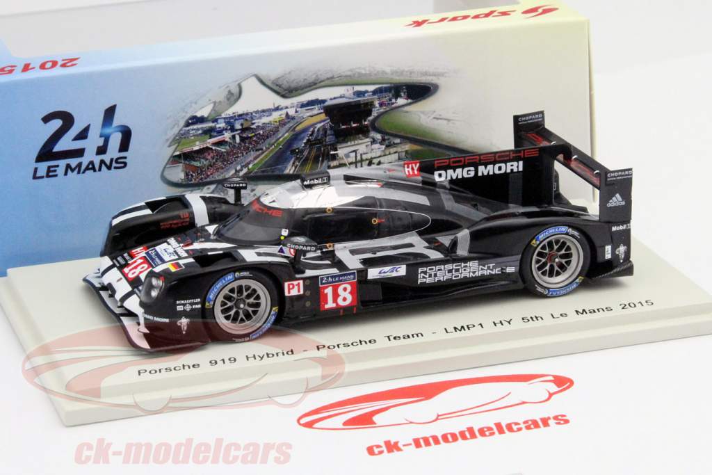 Porsche 919 Hybrid #18 5º 24h LeMans 2015 Lieb, Dumas, Jani 1:43 Spark