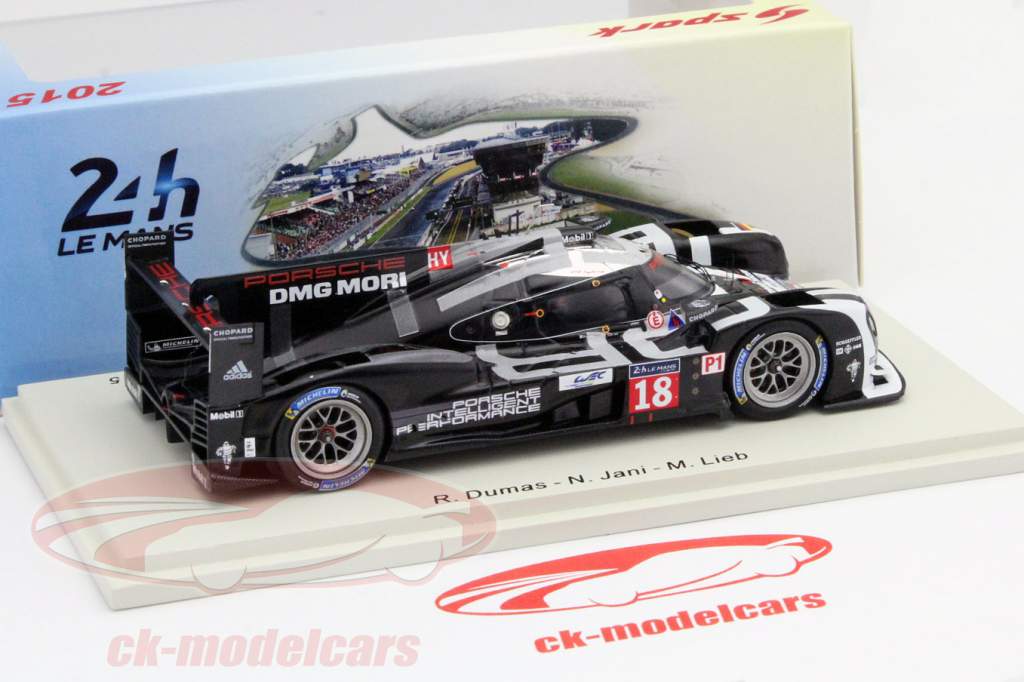 Porsche 919 Hybrid #18 5º 24h LeMans 2015 Lieb, Dumas, Jani 1:43 Spark