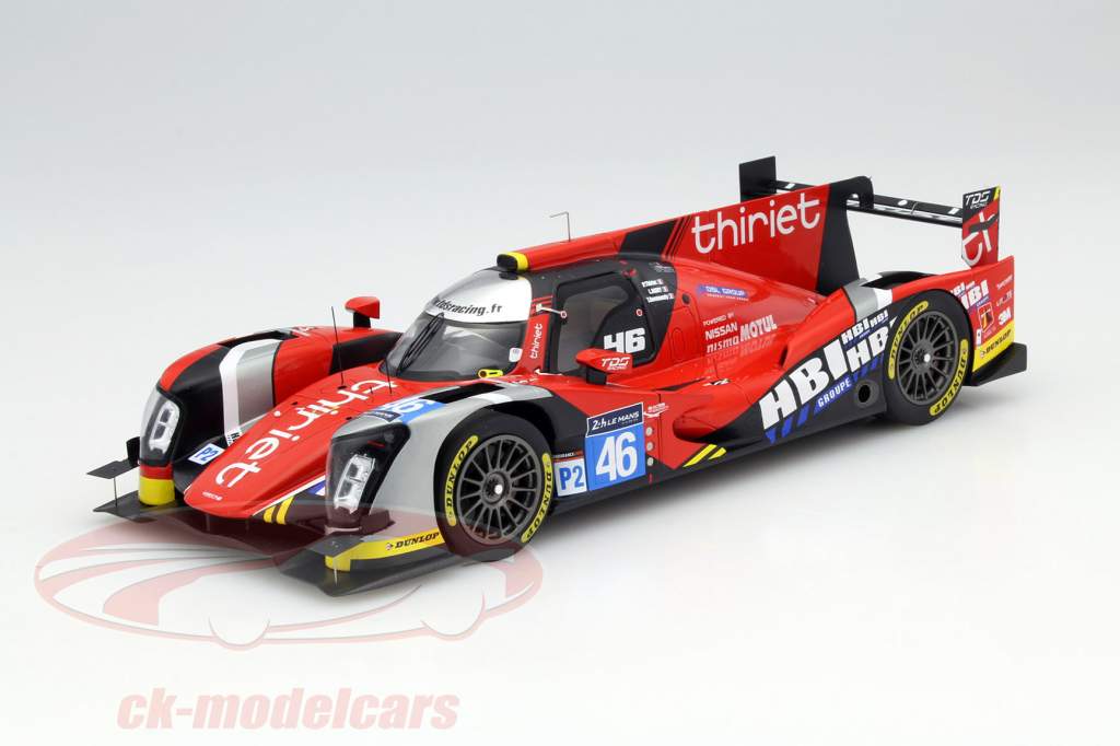 Oreca 05 Nissan #46 24h LeMans 2015 Thiriet, Badey, Gommendy 1:18 Spark