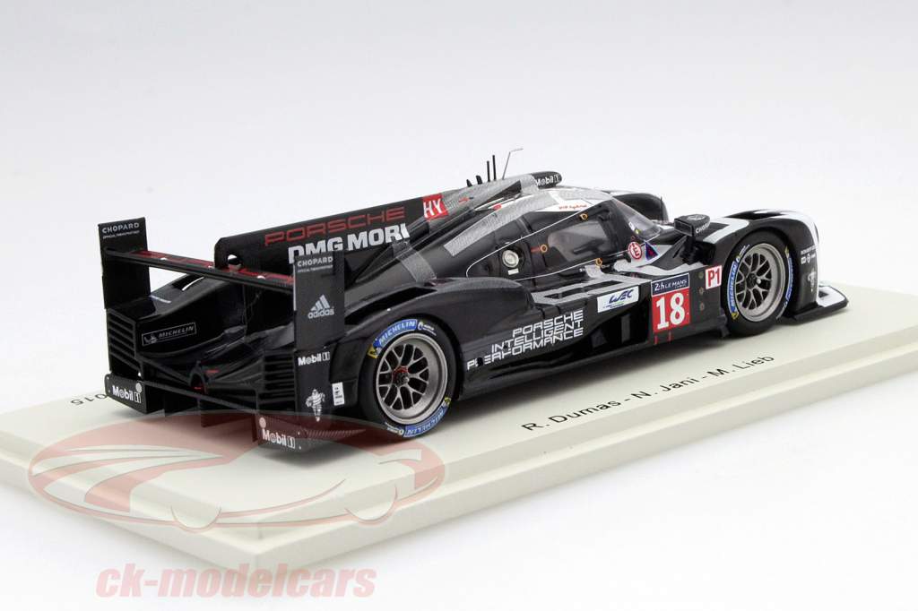 Porsche 919 Hybrid #18 5º 24h LeMans 2015 Lieb, Dumas, Jani 1:43 Spark
