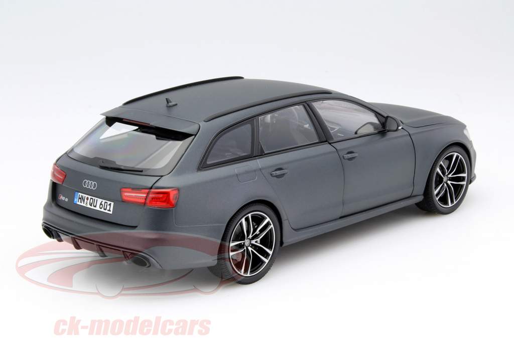 Audi RS 6 Avant год 2013 матовый серый 1:18 Minichamps
