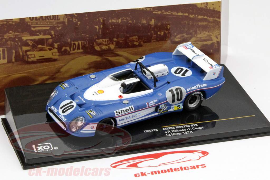 Matra MS670B #10 24 LeMans 1973 Beltoise / Cevert 1:43 Ixo
