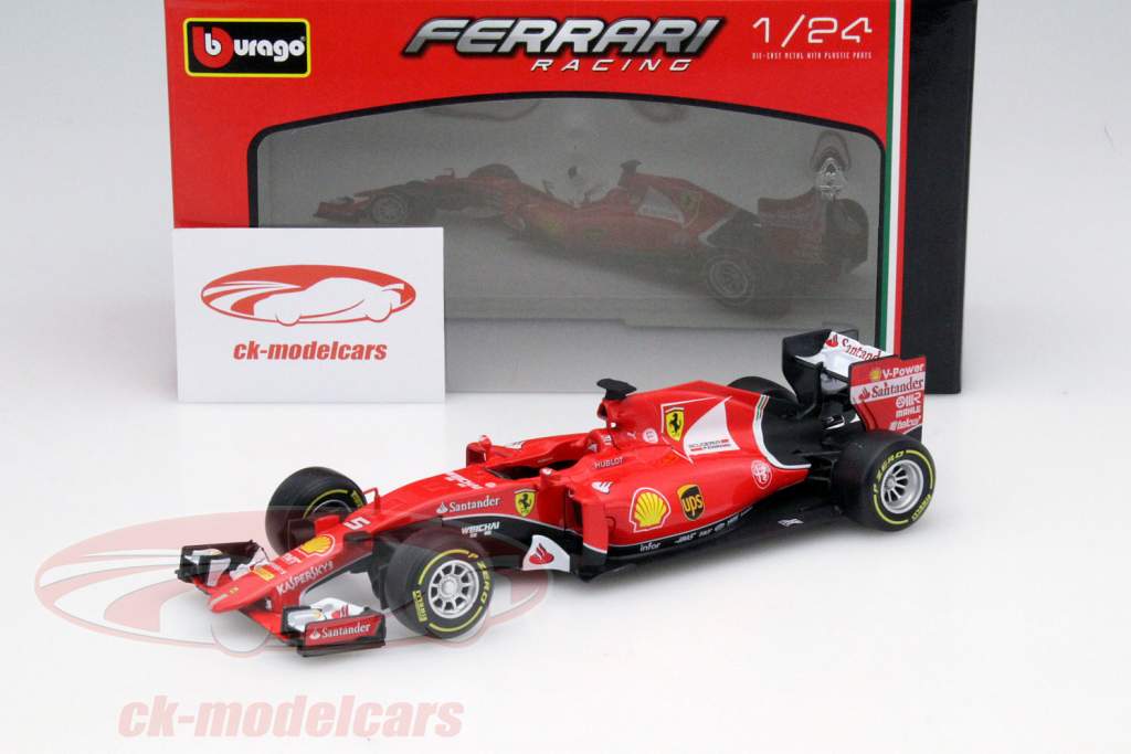 Bburago 1:24 Sebastian Vettel Ferrari SF15-T #5 formula 1