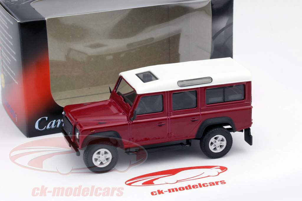 Land Rover Defender 110 dark red 1:43 Cararama