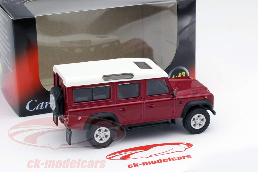 Land Rover Defender 110 dark red 1:43 Cararama