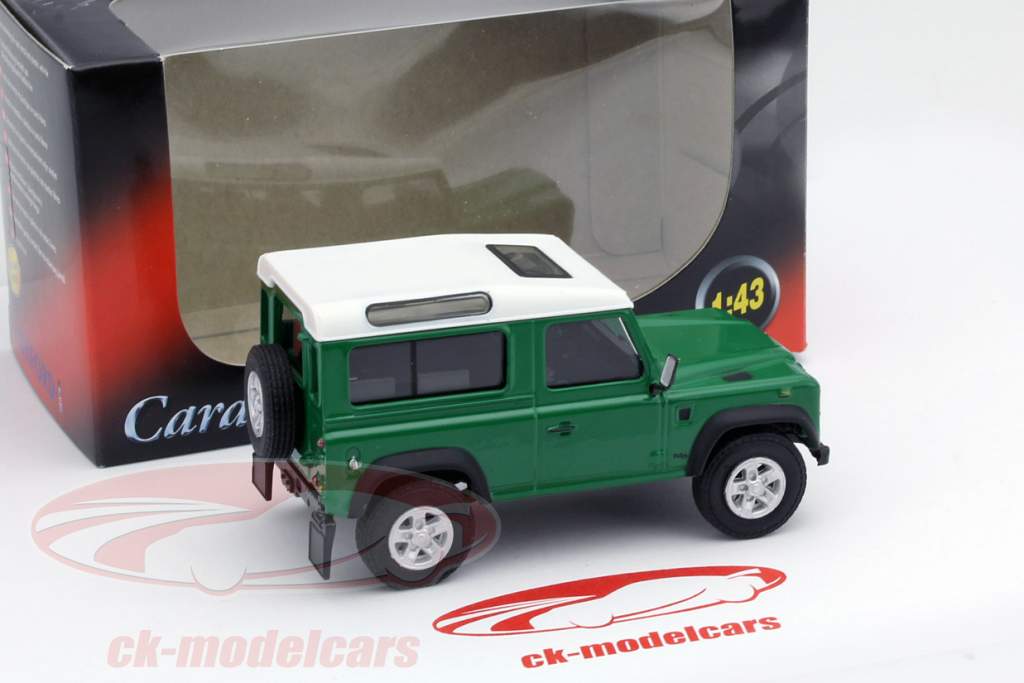 Land Rover Defender 90 verde 1:43 Cararama