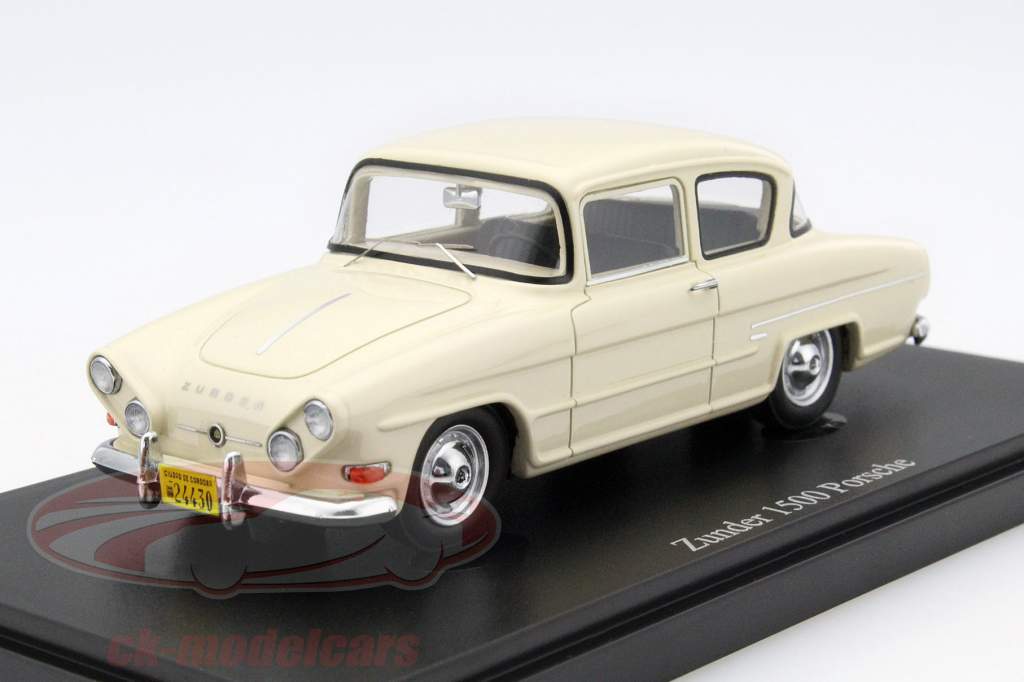 Zunder 1500 Porsche année 1960 beige 1:43 AutoCult