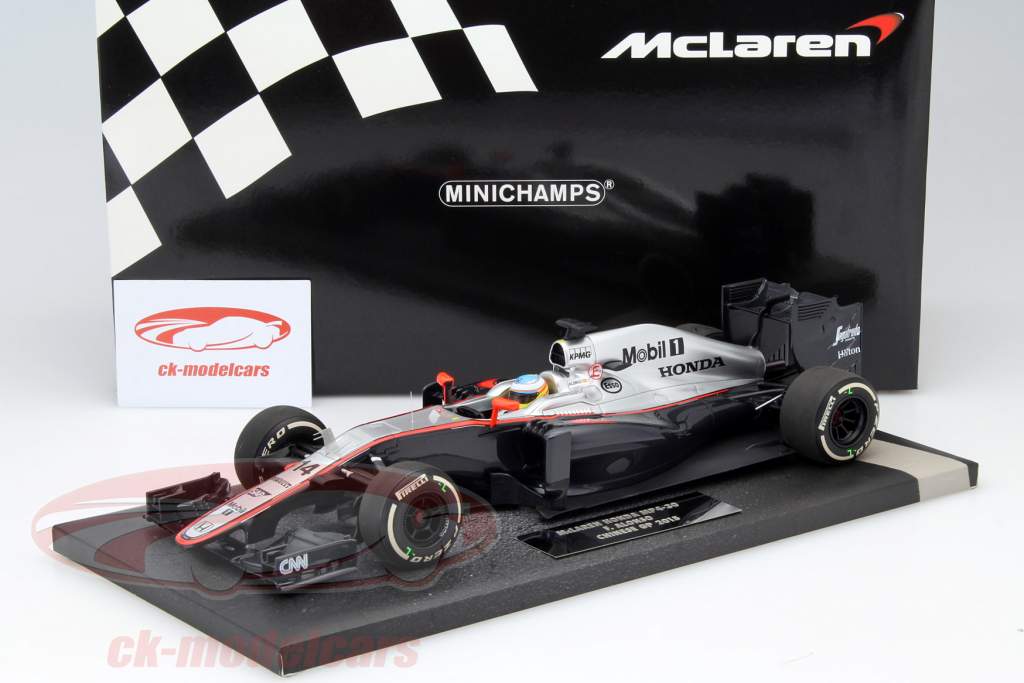 Fernando Alonso McLaren MP4-30 #14 Chine GP formule 1 2015 1:18 Minichamps