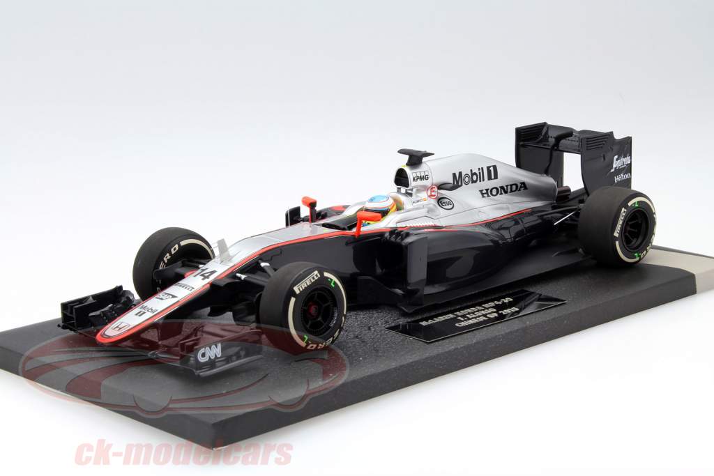 Fernando Alonso McLaren MP4-30 #14 Chine GP formule 1 2015 1:18 Minichamps