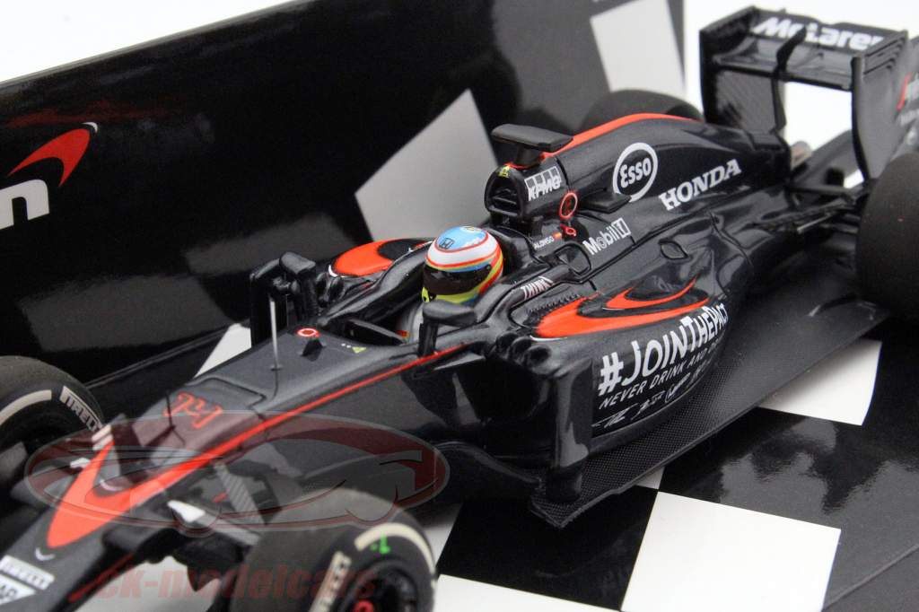 F. Alonso McLaren MP4-30 #14 británico GP fórmula 1 2015 1:43 Minichamps