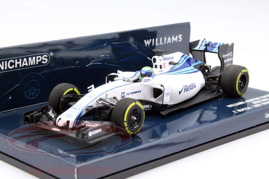 Felipe Massa Williams FW37 #19 Abu Dhabi GP formule 1 2015 1:43 Minichamps