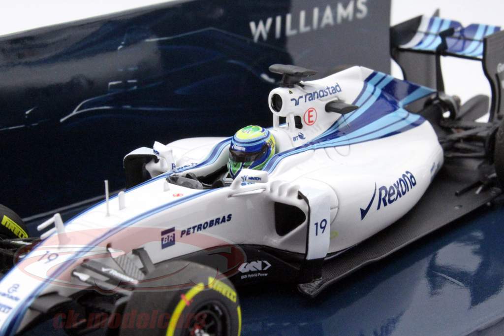 Felipe Massa Williams FW37 #19 Abu Dhabi GP formule 1 2015 1:43 Minichamps