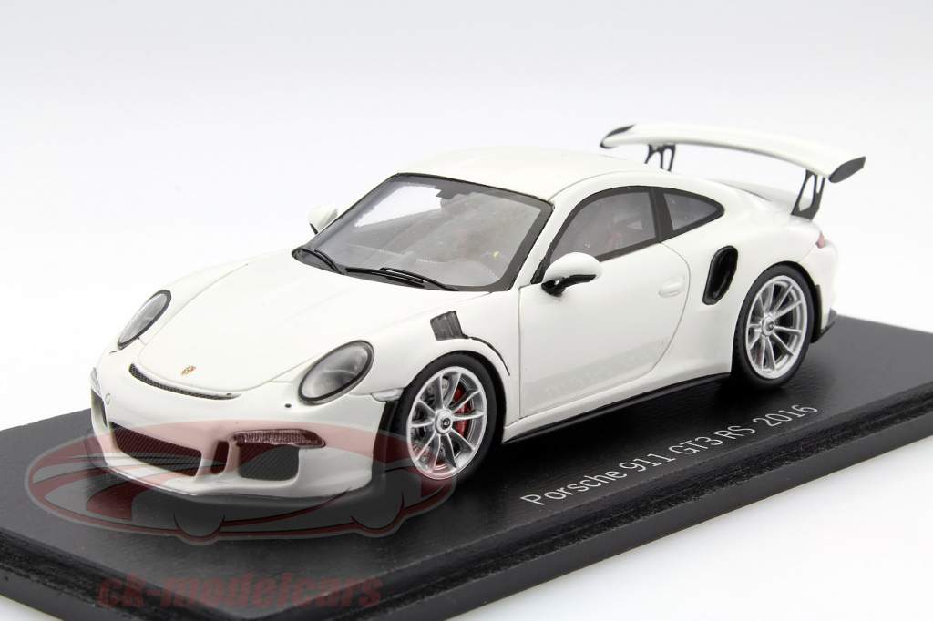 Porsche 911 (991) GT3 RS jaar 2016 wit 1:43 Spark