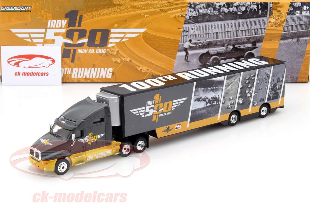 Kenworth T2000 100th Running of the Indianapolis 500 Transporter 1:64 Greenlight