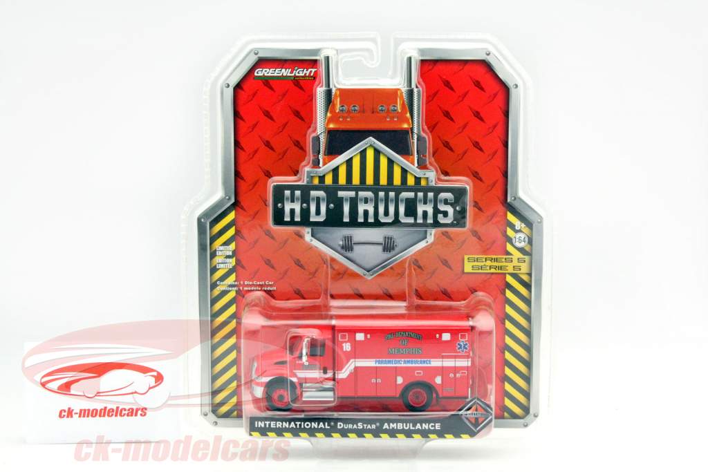 万国 DuraStar~救护车 红色 1:64 绿光 Greenlight