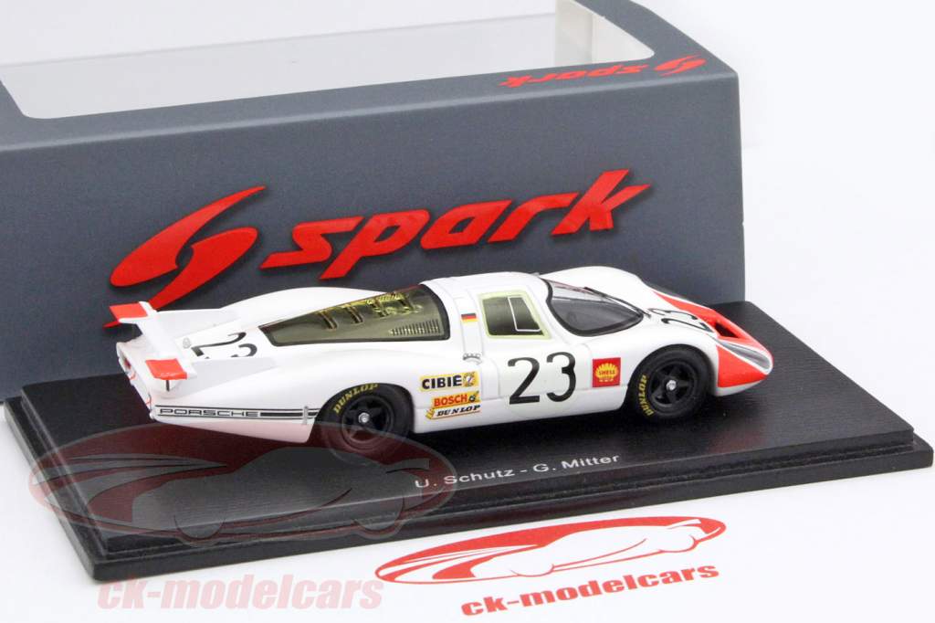 Porsche 908L #23 24h LeMans 1969 Schütz, Mitter 1:43 Spark