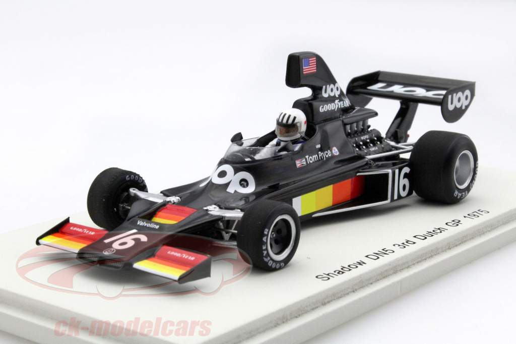 Tom Pryce Shadow DN5 #16 Netherlands GP formula 1 1975 1:43 Spark