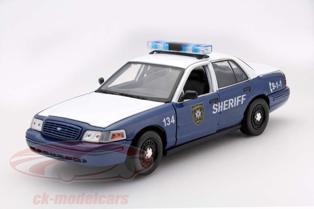 Ford Crown Victoria Police Interceptor The Walking Dead 2010 1:18 Greenlight